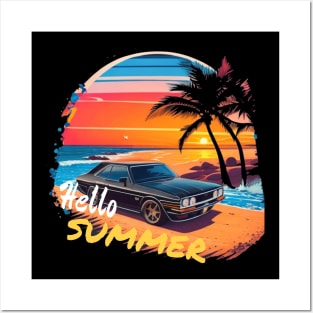 hello summer nice t-shirt for this summer T-Shirt Posters and Art